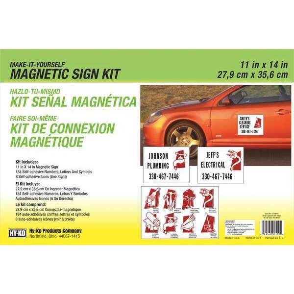 Hy-Ko No Legend, 11 in W x 14 in H, Vertical Rectangle, Magnet - KIT-MAG1