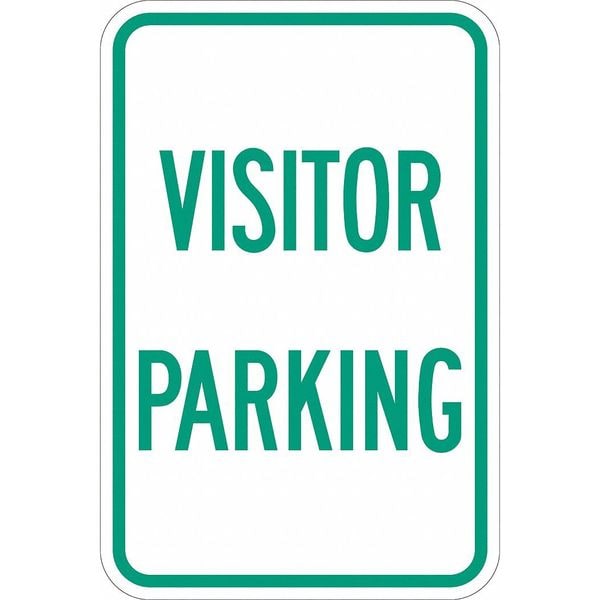 Lyle Visitor Parking Sign, 18" x 12, T1-1191-EG_12x18 - T1-1191-EG_12X18