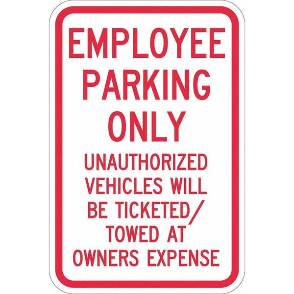 Lyle Employee Parking Sign, 18" x 12, T1-1180-EG_12x18 - T1-1180-EG_12X18