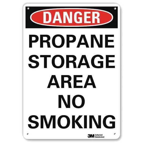 Lyle Danger Sign, 10" H, 7 in W, Plastic, Horizontal Rectangle, English, U3-1939-NP_7X10 - U3-1939-NP_7X10
