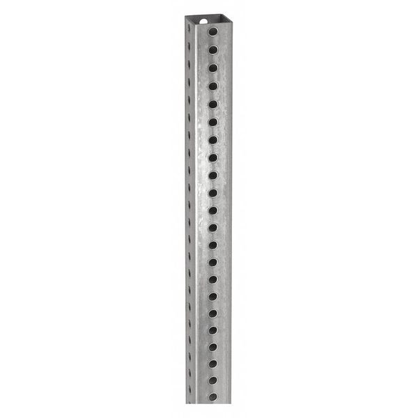Tapco Sign Post, Silver, Steel, 12 ft L - 1603-00006