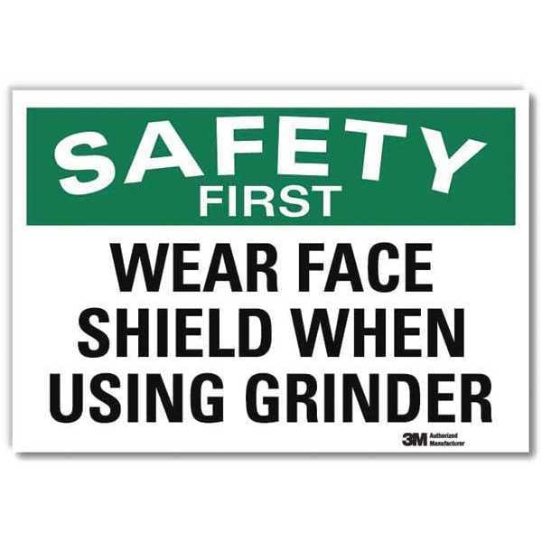 Lyle Safety Decal, Reflective Vinyl, 5inHx7inW, U7-1268-RD_7X5 - U7-1268-RD_7X5