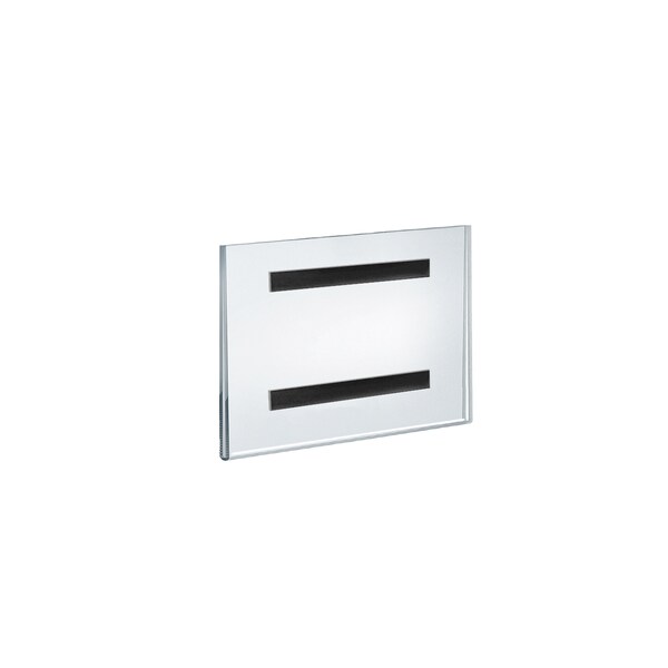 Azar Displays 8.5"W x 5.5"H Sign Holder w/ Magnetic Strips, PK10 - 129930