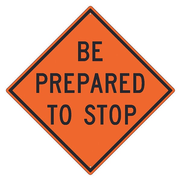 Nmc Be Prepared To Stop, Aluminum, Diamond, English - TM188K