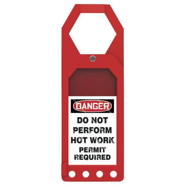 Accuform Secure Status Tag Holder, Status Alert, Plastic, 10 in H x 3 1/2 in W, Rectangle - TSS908