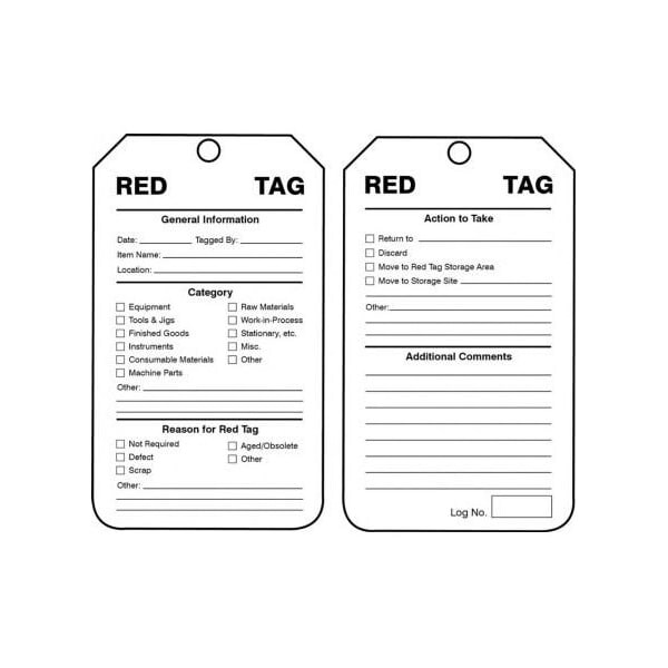 Accuform RP-Plastic, 0.075 in H x 3-7/8 in W, 25 PK - MMT110CTP