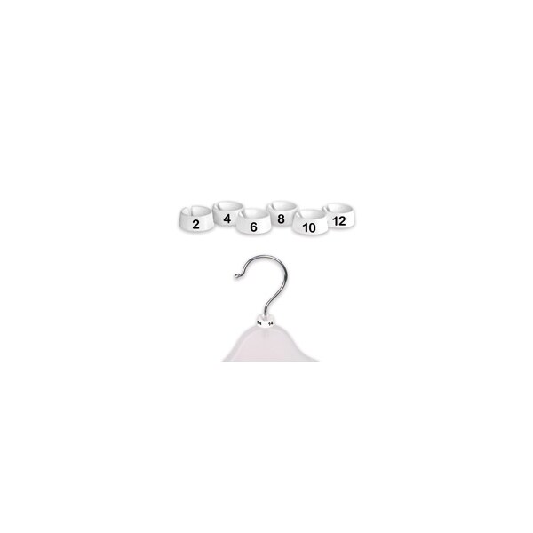 Specialty Store Services Hanger Size Markers, Retail Clothing Markers - 8165-2