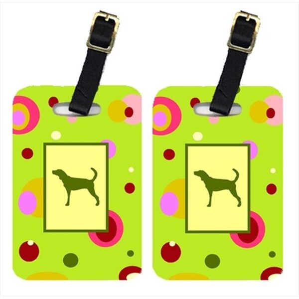 Carolines Treasures Carolines Treasures CK1051BT Pair Of 2 Plott Hound Luggage Tags - CK1051BT