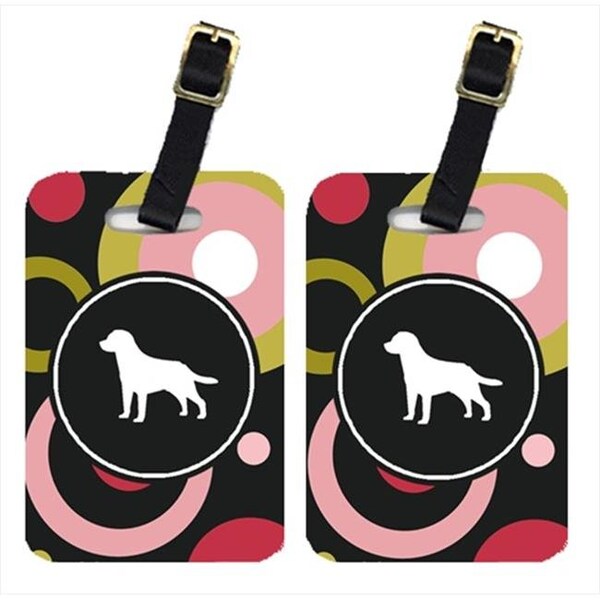 Carolines Treasures Carolines Treasures KJ1043BT Labrador Luggage Tags - Pair Of 2 - KJ1043BT