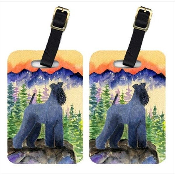 Carolines Treasures Carolines Treasures SS8223BT Kerry Blue Terrier Luggage Tags; Pack - 2 - SS8223BT