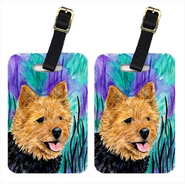 Carolines Treasures Carolines Treasures SS8431BT Norwich Terrier Luggage Tags - Pair Of 2 - SS8431BT
