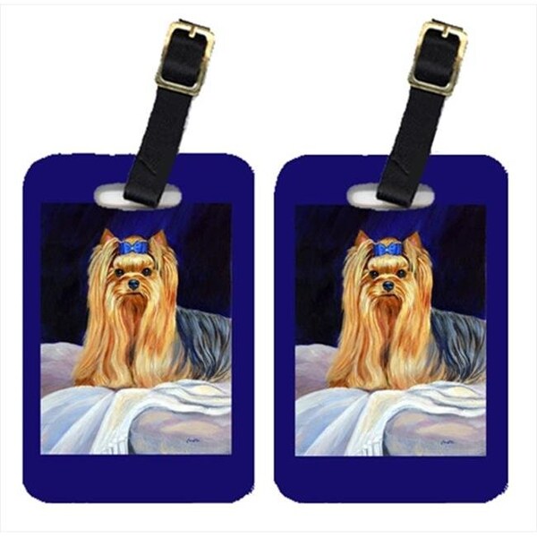 Carolines Treasures Carolines Treasures 7157BT Pair Of 2 Yorkie Luggage Tags - 7157BT