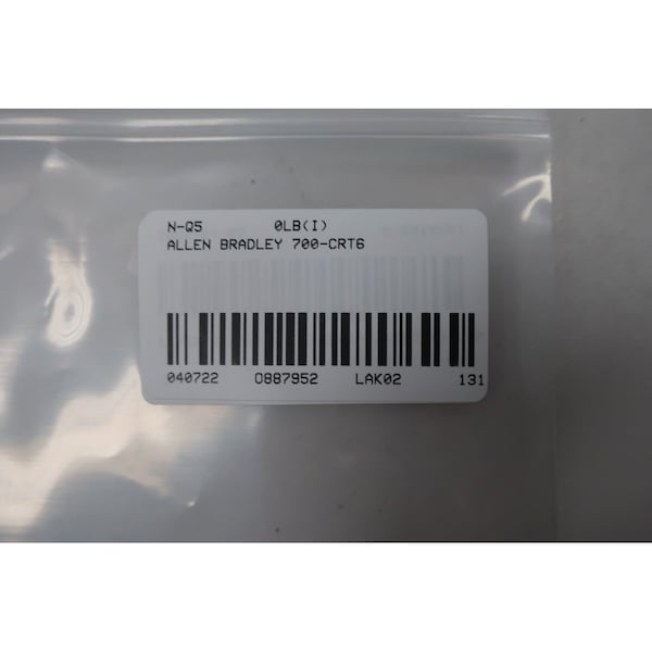 Cartucho de contacto Allen Bradley, 1NC, Para uso con 700-RTC Timing Relay, Naranja - 700-CRT6
