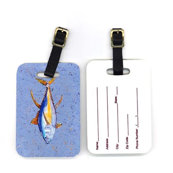 Carolines Treasures Carolines Treasures 8535BT 4 x 2.75 in. Pair of Tuna Fish Luggage Tag - 8535BT