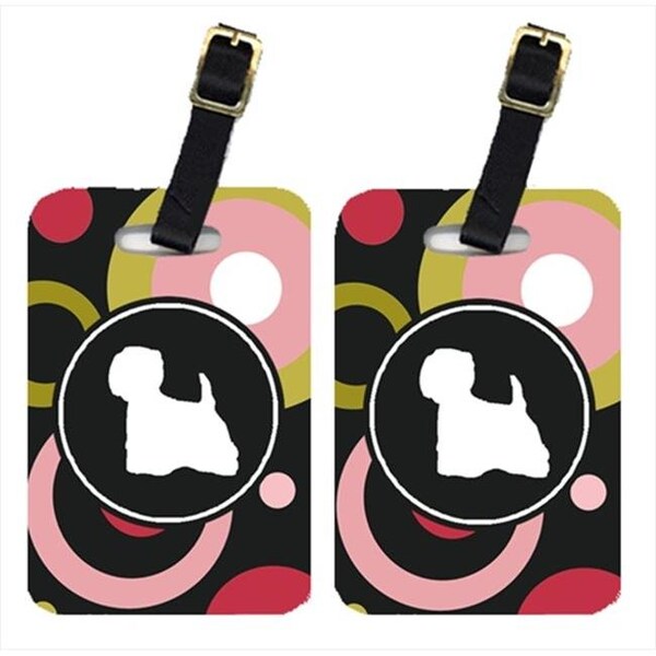 Carolines Treasures Carolines Treasures KJ1065BT Westie Luggage Tags - Pair Of 2 - KJ1065BT