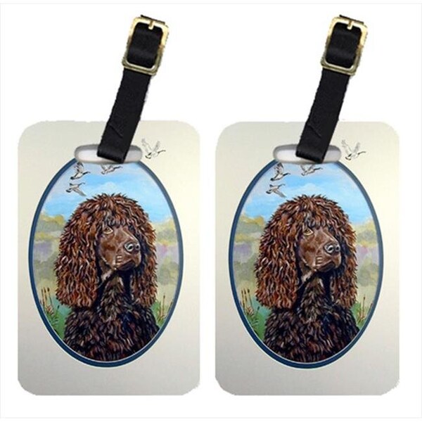 Carolines Treasures Carolines Treasures 7089BT Irish Water Spaniel Luggage Tags; Pack - 2 - 7089BT