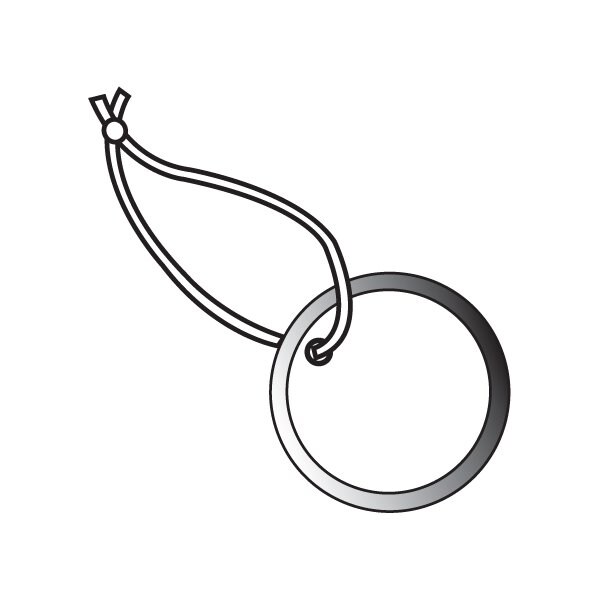 Bsc Preferred 2'' Metal Rim Tags - Pre-Strung, 100PK - BUY00019873