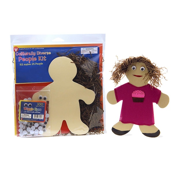 Hygloss Products Hygloss Products  Culturally Diverse 24 People Tag Kit, 2PK - HYG68279-2