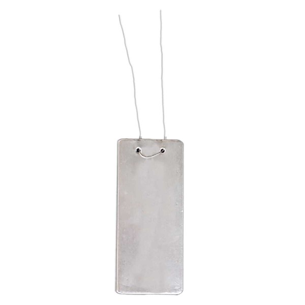 Dp Industries Aluminum, 1 in H x 3-3/8 in W, White, 100 PK - IMP1338