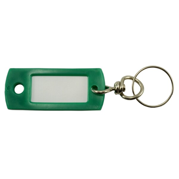 Midwest Fastener Green Key Tags with Metal Swivels 6PK - 35583