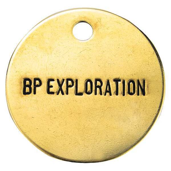 C.H. Hanson ID Tag 1-1/2 In dia BP Exploration, PK100 - 1098BLF