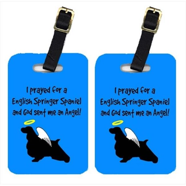Carolines Treasures Carolines Treasures AN1029BT English Springer Spaniel Luggage Tags; Pair - 2 - AN1029BT