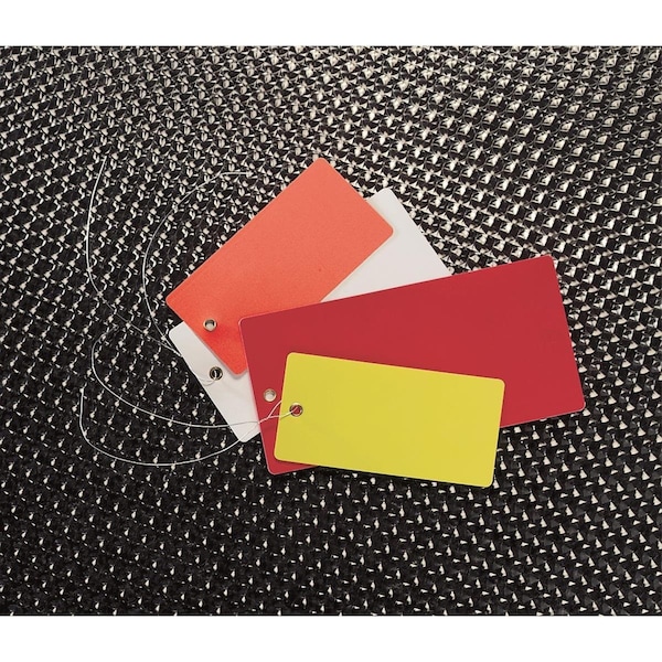 See All Vinyl, 1 H x 3 W, 0.19 Dia., Red, 25 PK - TUF-G05R