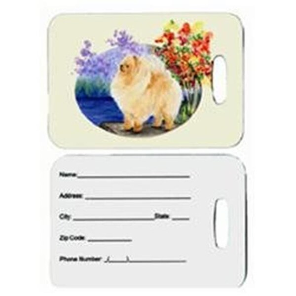 Carolines Treasures Carolines Treasures SS8047BT Pomeranian Luggage Tags; Pack - 2 - SS8047BT