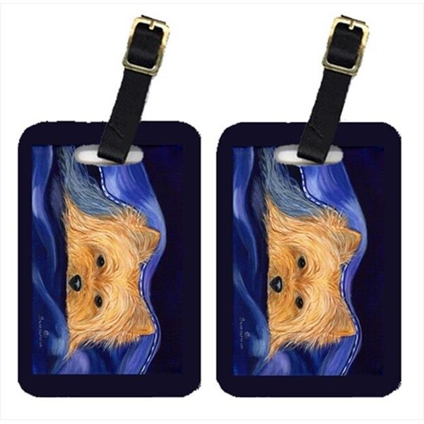Carolines Treasures Carolines Treasures SS8136BT Yorkie Luggage Tags; Pack - 2 - SS8136BT