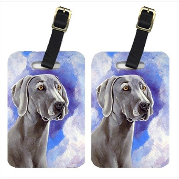 Carolines Treasures Carolines Treasures 7063BT Azure Skies Weimaraner Luggage Tags; Pack - 2 - 7063BT
