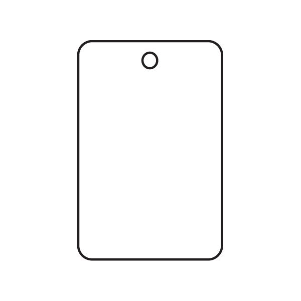 Bsc Preferred 1 3/4 x 2-7/8'' White Garment Tags, 1000PK - BUY00019378