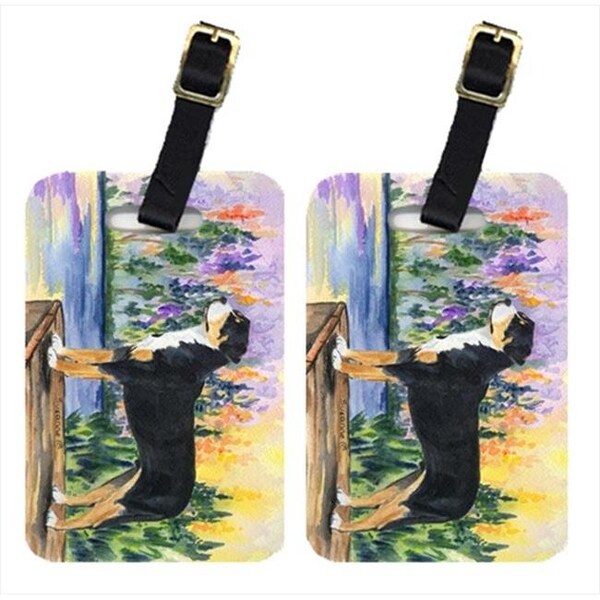 Carolines Treasures Carolines Treasures SS8160BT Greater Swiss Mountain Dog Luggage Tags; Pack - 2 - SS8160BT