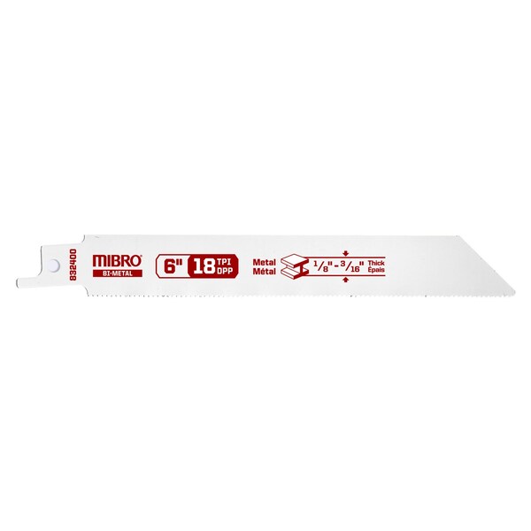 Richelieu Hardware (5-Piece) 6-inch (152 mm) Bi-Metal Reciprocating Saw Blade Set - 812990