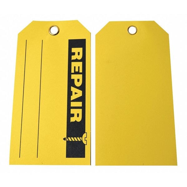 Zoro Select Full Cylinder, Repair, With Additional Text, 5 3/4 in W x 3 in H, 100 PK - 4ZH23