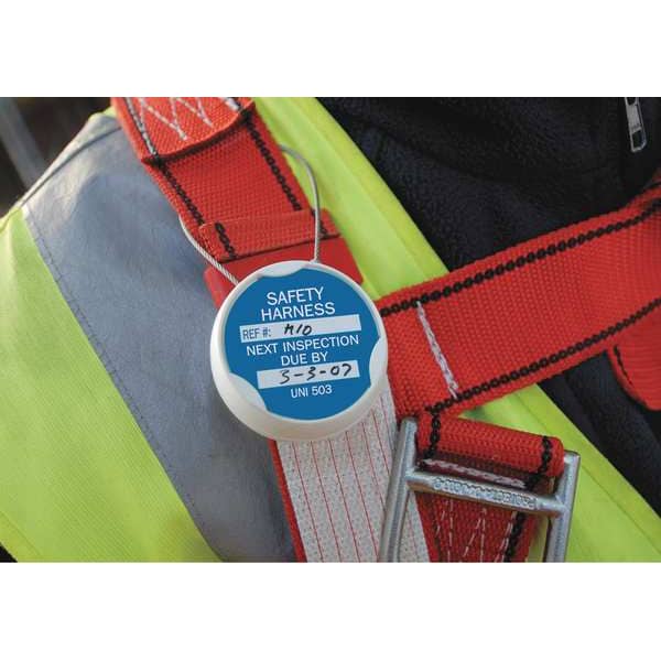 Brady Safety Harness, Safety Harness Next Inspection Due By, 1 3/4 in W x 1 3/4 in H, 100 PK - UNI-UNI503 B