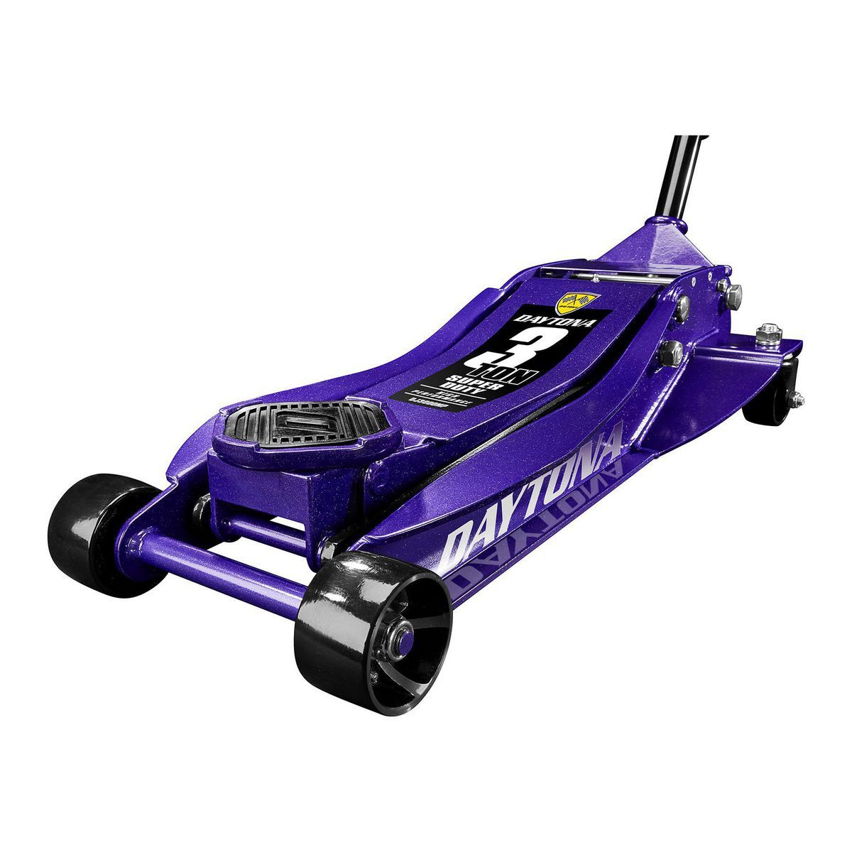 Gato de piso super resistente de perfil bajo de 3 toneladas Daytona con RAPID PUMP, color morado metálico - 70611