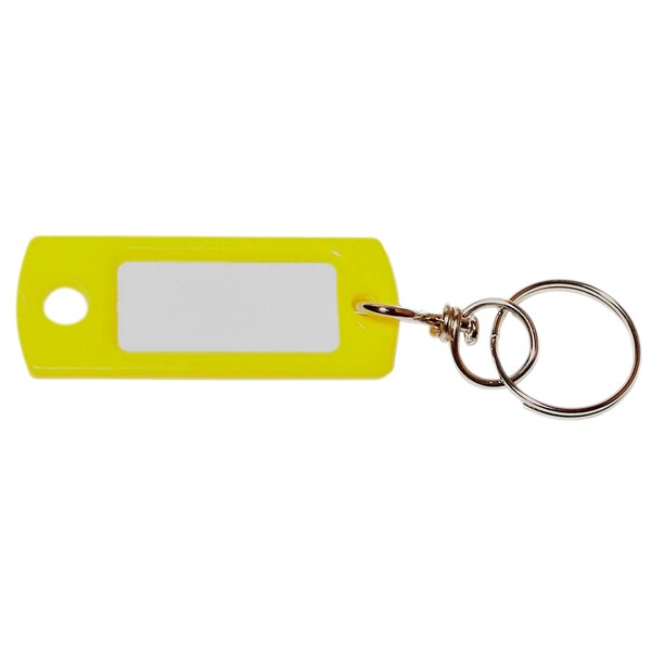 Midwest Fastener Yellow Key Tags with Metal Swivels 6PK - 35586