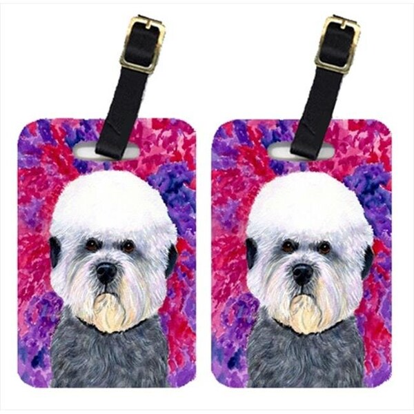 Carolines Treasures Carolines Treasures SS8656BT Dandie Dinmont Terrier Luggage Tag - Pair 2; 4 x 2.75 In. - SS8656BT