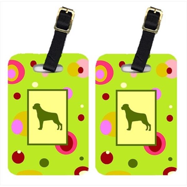 Carolines Treasures Carolines Treasures CK1091BT Pair Of 2 Rottweiler Luggage Tags - CK1091BT