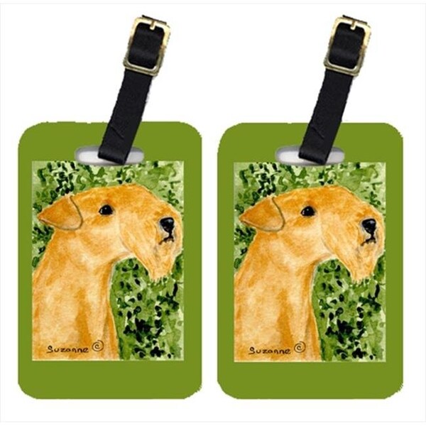Carolines Treasures Carolines Treasures SS8804BT Lakeland Terrier Luggage Tag - Pair 2; 4 x 2.75 In. - SS8804BT