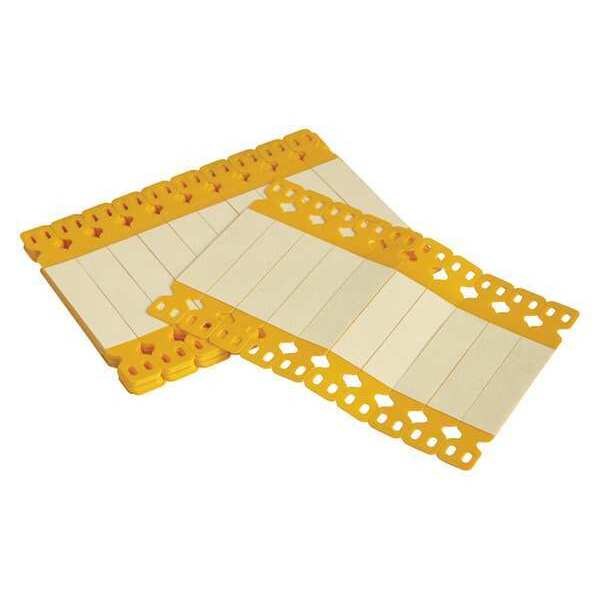 Brady 4.055 x 0.591 Dot Matrix Tags, Yellow - HSLT-4000-0.600-YL