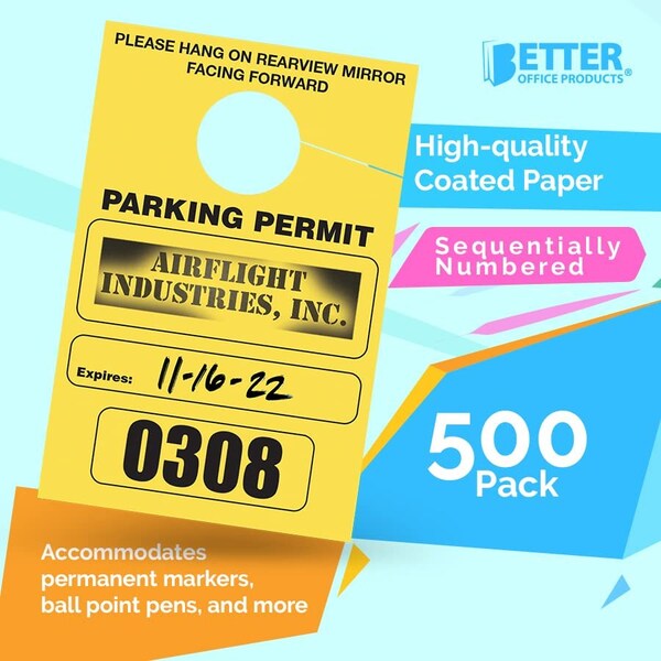 Better Office Products 3.25" H x 5" W, 500 PK - 24101
