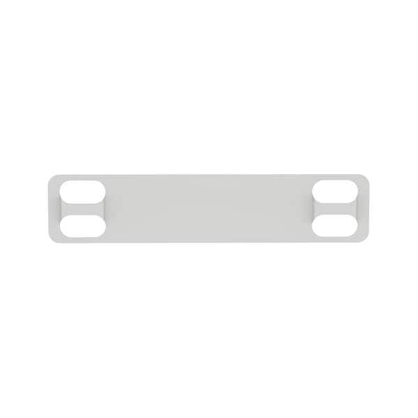 Panduit Marker Plate, 316 Stainless Steel, 3/4 in H x 3 1/2 in W, Silver, Rectangle, 100 PK - MMP350-C316