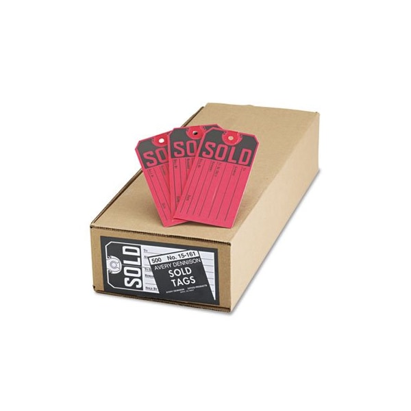 Avery Dennison Avery, Sold Tags, Paper, 4 3/4 X 2 3/8, 500PK - 15161