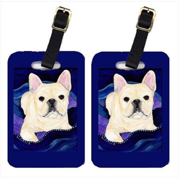 Carolines Treasures Carolines Treasures SS8126BT French Bulldog Luggage Tags; Pack - 2 - SS8126BT