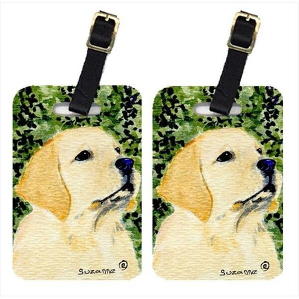 Carolines Treasures Carolines Treasures SS8803BT Labrador Luggage Tag - Pair 2; 4 x 2.75 In. - SS8803BT