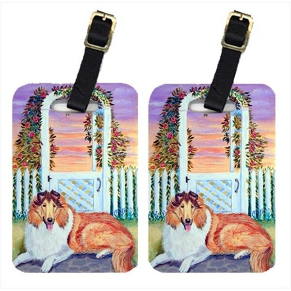 Carolines Treasures Carolines Treasures 7147BT Collie Luggage Tags; Pack - 2 - 7147BT