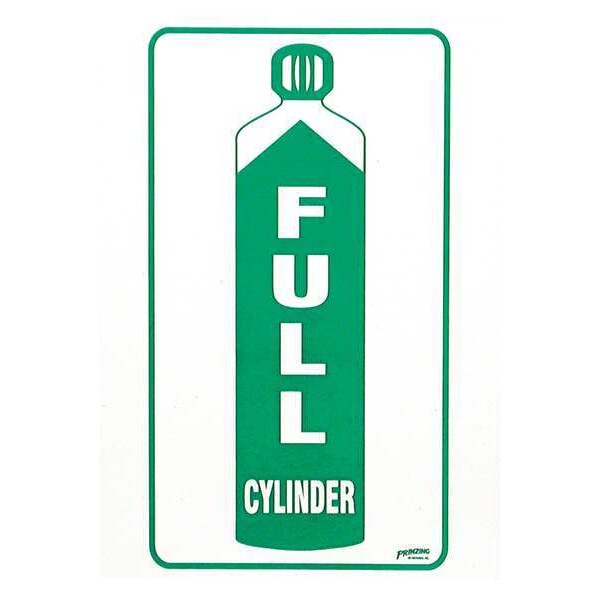 Brady Cylinder Label, Information, Vinyl, 7 in H x 5 in W, Rectangle - SM571E