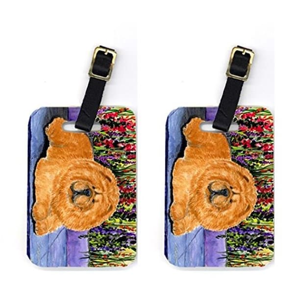 Carolines Treasures Carolines Treasures SS8601BT Chow Chow Luggage Tag - Pair 2; 4 x 2.75 In. - SS8601BT