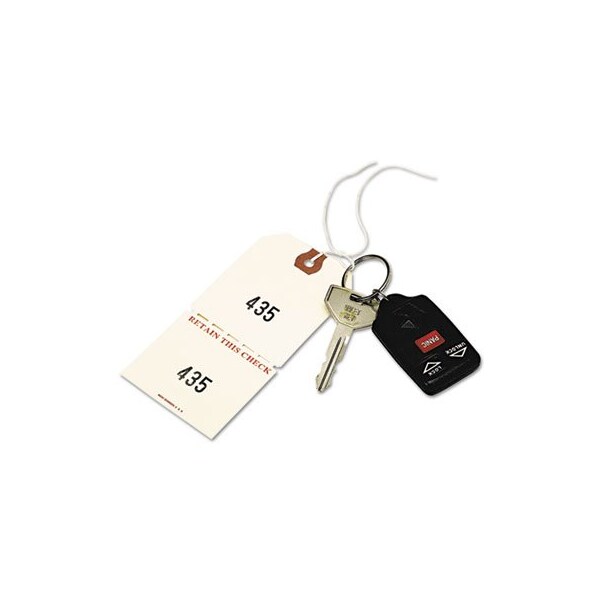 Avery Dennison Avery, Duplicate Auto Park Tags, 1-500, 4 3/4 X 2 3/8, Manila, 500PK - 18670